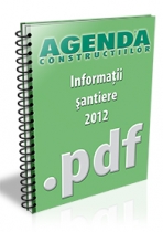 Informatii despre santiere, lucrari si investitii - aprilie 2012