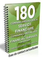 Lista cu principalii 184 furnizori de servicii financiare