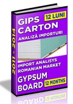 Analiza importurilor de placi si elemente din gips-carton - 2013