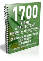 Lista cu 1700 de birouri de arhitectura si firme de proiectare 2021