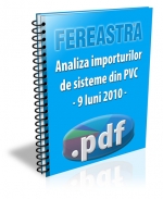 Analiza importurilor de sisteme din PVC - 9 luni 2010