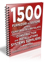 Lista cu principalii 1.600 furnizori de materiale pentru constructii/instalatii 2021