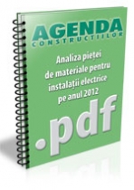 NOU! Analiza pietei de materiale pentru instalatii electrice pe anul 2012