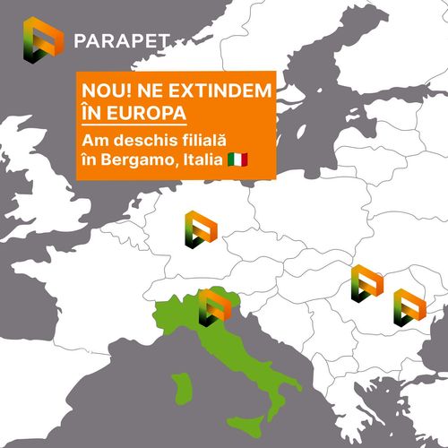 PARAPET isi consolideaza prezenta in Europa si deschide o filiala in Italia