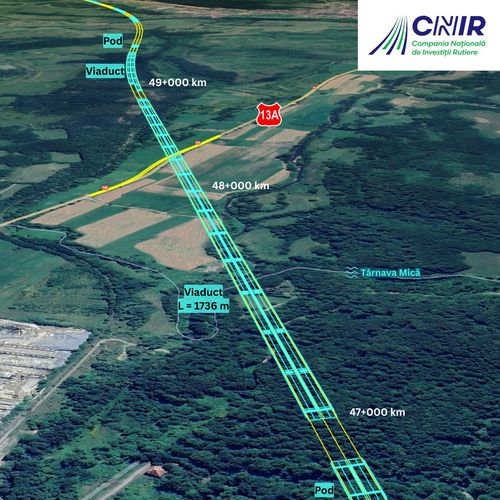 UMB și Euro-Asfalt încep proiectarea pentru 64 de km din A8 (loturile 1C și 2B)