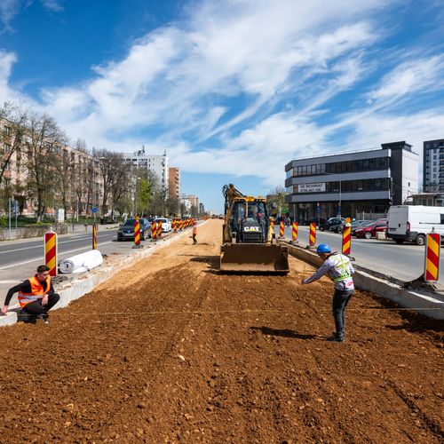 Bog'Art avansează cu lucrările la infrastructura de tramvai din Prelungirea Ghencea