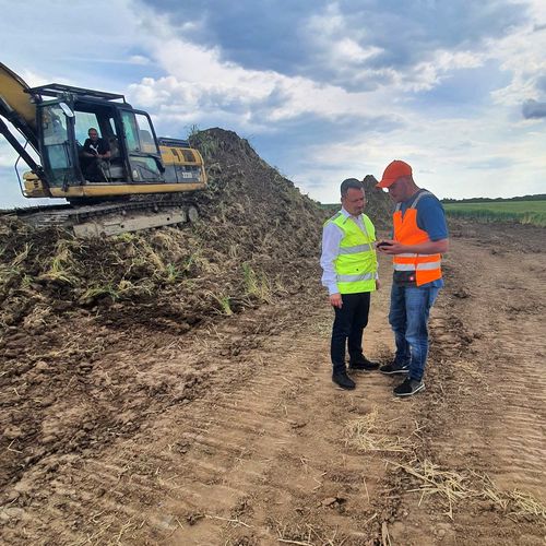 BOG’ART a început lucrările la nodul rutier dintre A3 și DJ 101C, în zona Gruiu-Nuci