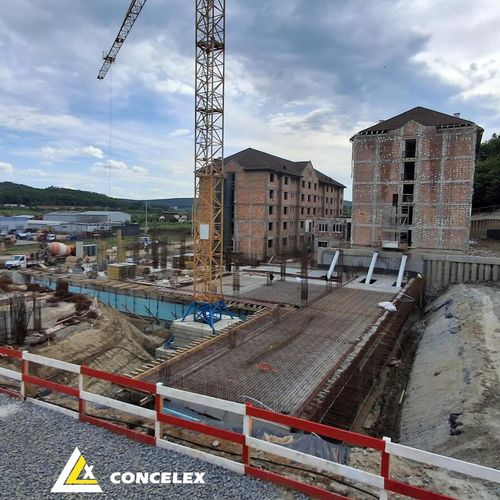 CONCELEX: Avans rapid de lucrari la cladirea C4, Parc Stiintific Novum Forum Livezeni